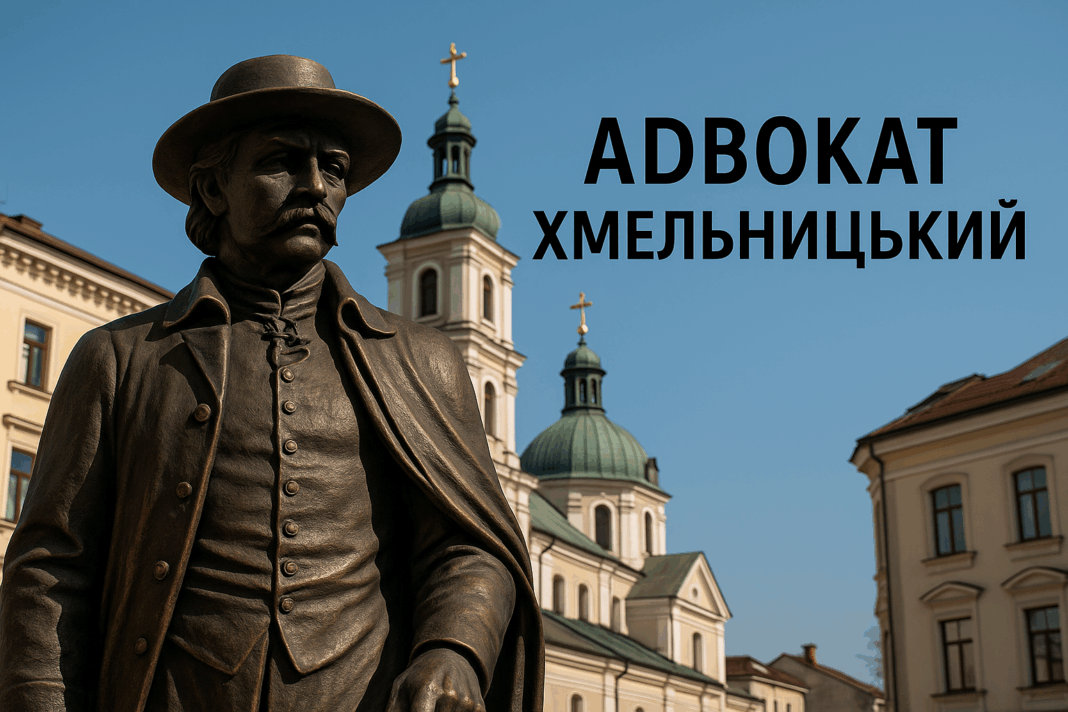 Адвокат Хмельницький — професійна юридична допомога та представництво в суді у місті Хмельницький.